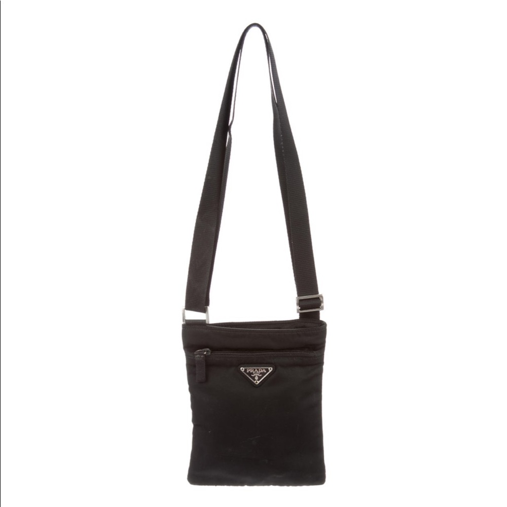 Prada tessuto messenger bag